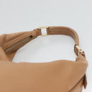 GUCCI Shoulder Bag Leather Brown Gold 001 4288 Auth SW821-8