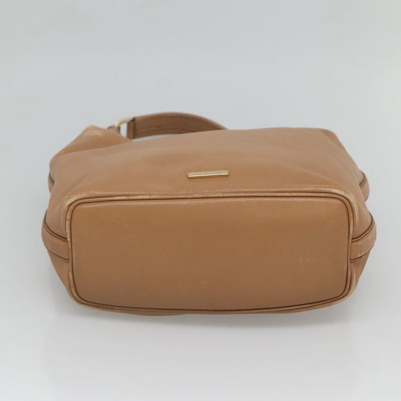 GUCCI Shoulder Bag Leather Brown Gold 001 4288 Auth SW821