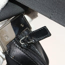 GUCCI Shoulder Bag Canvas Black Silver Auth SW823-10