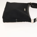 GUCCI Shoulder Bag Canvas Black Silver Auth SW823-3