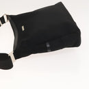 GUCCI Shoulder Bag Canvas Black Silver Auth SW823-4