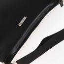 GUCCI Shoulder Bag Canvas Black Silver Auth SW823-6