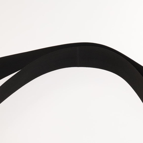 GUCCI Shoulder Bag Canvas Black Silver Auth SW823