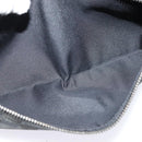 GUCCI GG Canvas Waist bag Black Silver 28566 Auth SW826-14