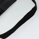 GUCCI GG Canvas Waist bag Black Silver 28566 Auth SW826-7