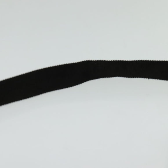 GUCCI GG Canvas Waist bag Black Silver 28566 Auth SW826