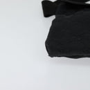 GUCCI GG Canvas Waist bag Black Silver 28566 Auth SW827-9