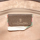 GUCCI GG Supreme Clutch Bag PVC Beige Gold 97 01 037 Auth SW828-18