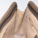 GUCCI GG Supreme Clutch Bag PVC Beige Gold 97 01 037 Auth SW828-20