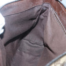 GUCCI GG Canvas Shoulder Bag Beige Silver 114273 Auth SW829-18