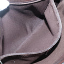 GUCCI GG Canvas Shoulder Bag Beige Silver 114273 Auth SW829-19