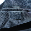 GUCCI GG Canvas Shoulder Bag Black Silver 114273 Auth SW832-18
