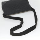 GUCCI GG Canvas Shoulder Bag Black Silver 114273 Auth SW832-7