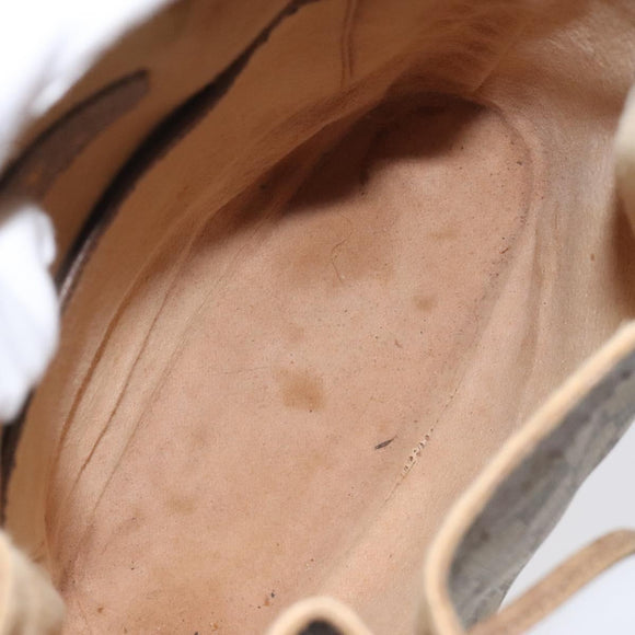 GUCCI GG Supreme Web Sherry Line Bag PVC Beige Gold 41 02 034 Auth SW837