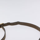 GUCCI GG Supreme Web Sherry Line Bag PVC Beige Gold 41 02 034 Auth SW837-8