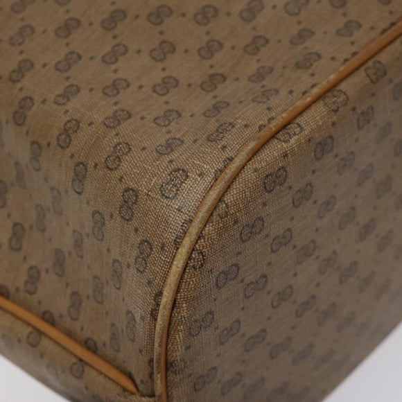 GUCCI Micro GG Supreme Shoulder Bag PVC Beige Gold 001 904 0791 Auth SW841