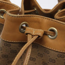 GUCCI Micro GG Supreme Shoulder Bag PVC Beige Gold 001 904 0791 Auth SW841-15