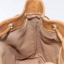 GUCCI Micro GG Supreme Shoulder Bag PVC Beige Gold 001 904 0791 Auth SW841-19