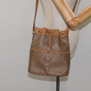 GUCCI Micro GG Supreme Shoulder Bag PVC Beige Gold 001 904 0791 Auth SW841-23