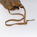 GUCCI Micro GG Supreme Shoulder Bag PVC Beige Gold 001 904 0791 Auth SW841-7