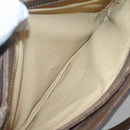 GUCCI GG Supreme Web Sherry Line Shoulder Bag PVC Beige Gold Auth SW849-20