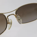 LOUIS VUITTON Conspiration Sunglasses Plastic Gold Z0038U LV Auth SW873-10