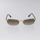 LOUIS VUITTON Conspiration Sunglasses Plastic Gold Z0038U LV Auth SW873-13