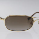 LOUIS VUITTON Conspiration Sunglasses Plastic Gold Z0038U LV Auth SW873-5