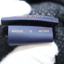 LOUIS VUITTON Knitted Fabrics Beanie Neopti Damier Hat Wool Black M77983 Auth SW875-11