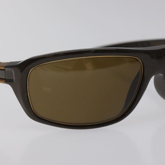 LOUIS VUITTON Sunglasses Plastic Brown Z0154E LV Auth SW876