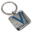 LOUIS VUITTON Voyage Key Chain Key Ring Metal Silver M66950 LV Auth SW877-1