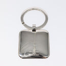 LOUIS VUITTON Voyage Key Chain Key Ring Metal Silver M66950 LV Auth SW877-3