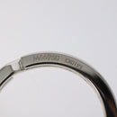 LOUIS VUITTON Voyage Key Chain Key Ring Metal Silver M66950 LV Auth SW877-5