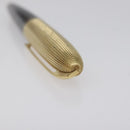 LOUIS VUITTON Dock Lacquer Ballpoint Pen Metal Black N72602 LV Auth SW883-5