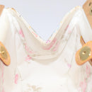 LOUIS VUITTON Monogram Multicolor Abelia Bag Satin White M92936 LV Auth sw895SAV-19