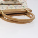 LOUIS VUITTON Monogram Multicolor Abelia Bag Satin White M92936 LV Auth sw895SAV-7