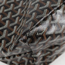 GOYARD Herringbone Saint Louis GM Tote Bag PVC Black Auth sw899SM-15