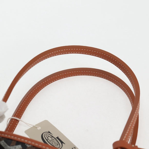 GOYARD Herringbone Saint Louis GM Tote Bag PVC Black Auth sw899SM