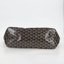 GOYARD Herringbone Saint Louis GM Tote Bag PVC Black Auth sw899SM-5