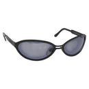 CHANEL Sunglasses metal Black CC Auth SW912-1