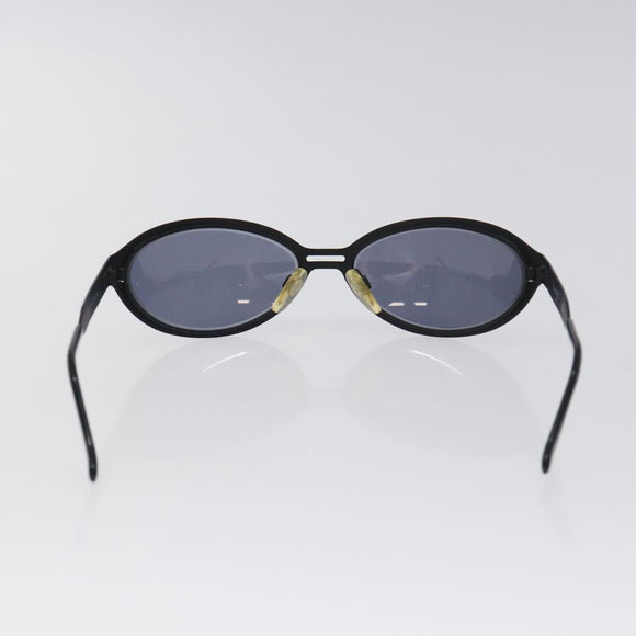 CHANEL Sunglasses metal Black CC Auth SW912