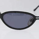 CHANEL Sunglasses metal Black CC Auth SW912-6