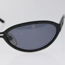 CHANEL Sunglasses metal Black CC Auth SW912-7