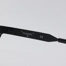 CHANEL Sunglasses metal Black CC Auth SW912-9