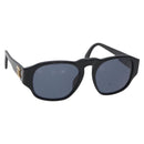 CHANEL Sunglasses plastic Black CC Auth SW917-1