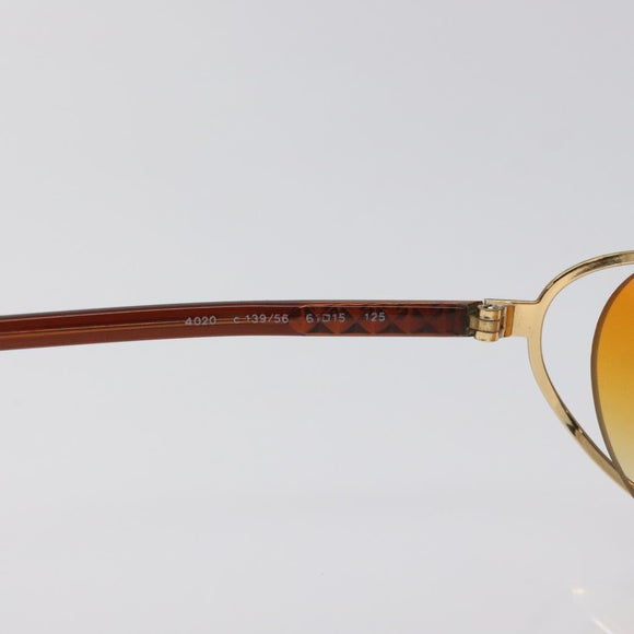 CHANEL Sunglasses plastic Orange CC Auth SW918