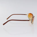 CHANEL Sunglasses plastic Orange CC Auth SW918-5
