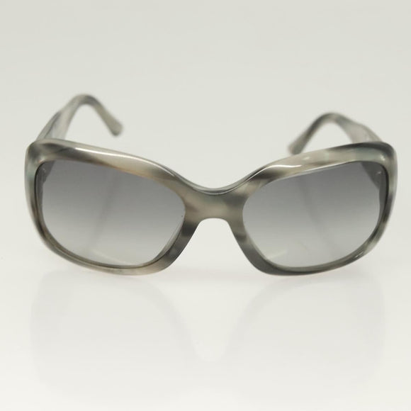 CHANEL Sunglasses plastic Gray CC Auth SW922