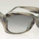 CHANEL Sunglasses plastic Gray CC Auth SW922-4
