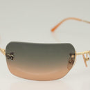 CHANEL Sunglasses plastic Brown CC Auth SW924-4